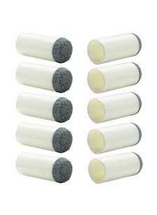CLUB 147 Club 147 Slip on Tips 9mm for Snooker and Pool Cue 10 Pieces 
