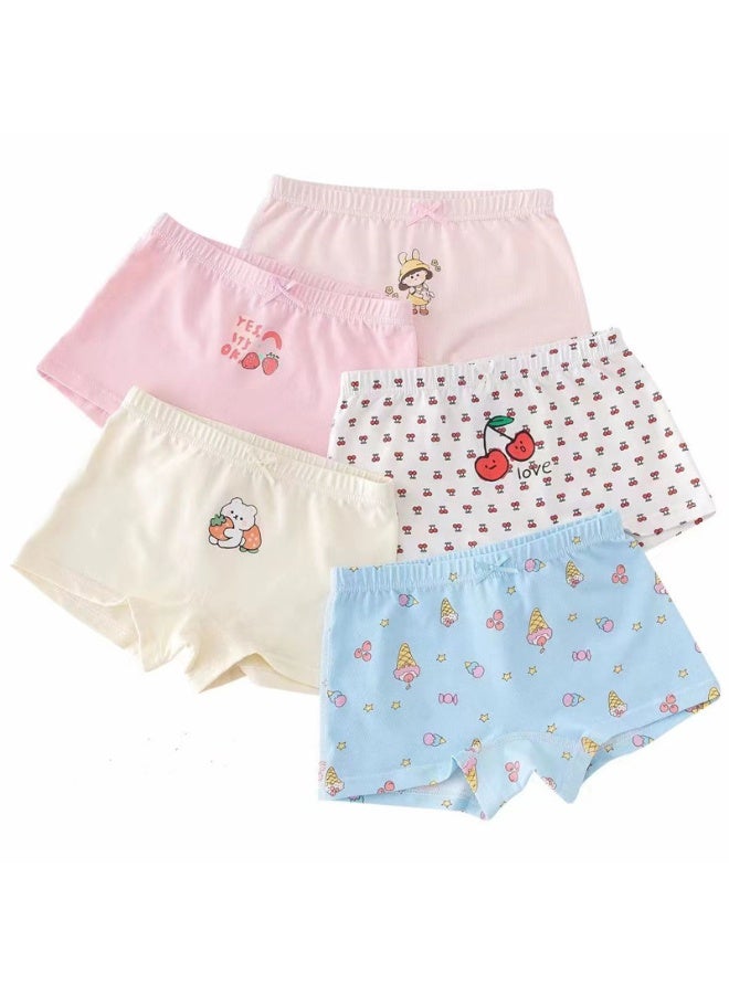 KUYING New Comfortable Skin friendly Breathable Underwear Set 0f 5