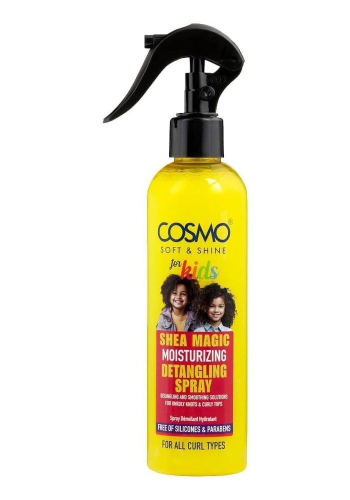 Cosmo Hair Care For Kids Soft & Shine Shea Magic Moisturizing Detangling Spray 250ml - Image 1