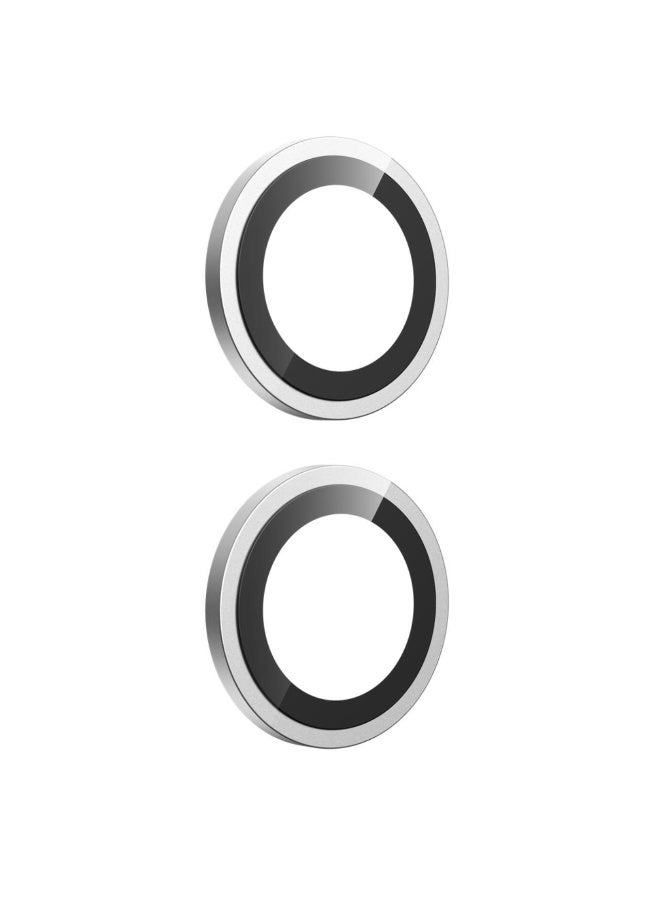 ديفيا واقي عدسة آيفون 17 فضي – زجاج مقوّى مع إطار تيتانيوم حماية فاخرة بتقنية AR مزدوجة ووضوح فائق 99% - Image 1