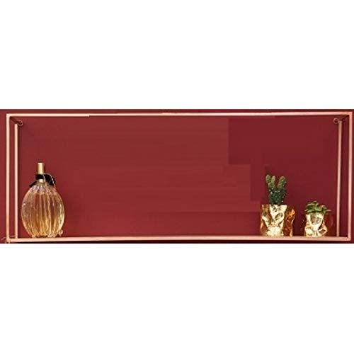 Elan Elan Formale Wall ShelfRacks and ShelvesBook ShelfWall Decoration for Living Room Wide Polished Brass Finish  - Image 2