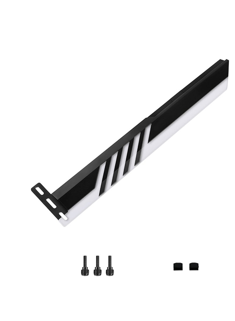 SOLARAE 5V 3-pin Addressable RGB Graphics Card GPU Brace Support Holder, Support Video Card Sag Holder/ Holster Bracket, Black - Image 5