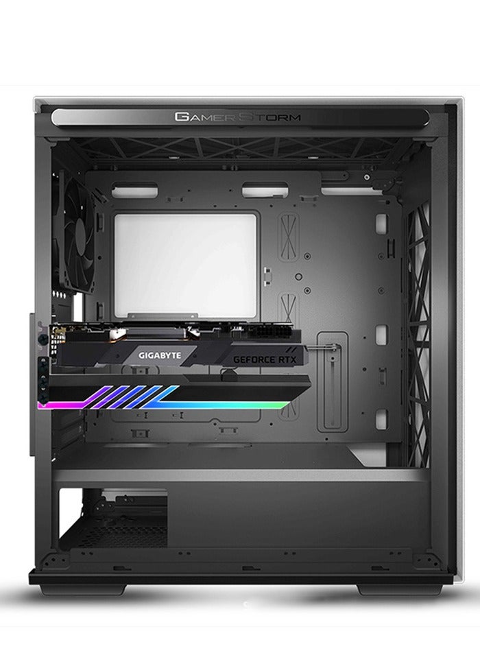 SOLARAE 5V 3-pin Addressable RGB Graphics Card GPU Brace Support Holder, Support Video Card Sag Holder/ Holster Bracket, Black - Image 2