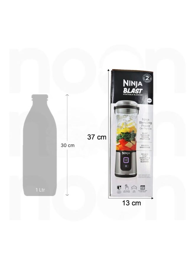 Ninja Blast Blast Cordless Blender, Rechargeable, Leakproof 7.4 Volts 0.01 W BC151MEBK / BC151SMBK Black - Image 4