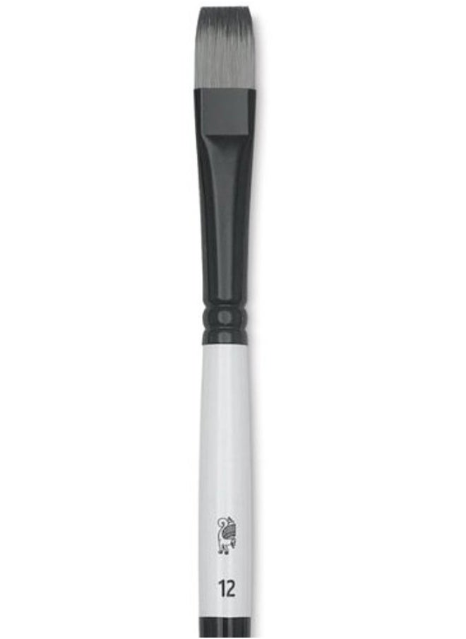 WINSOR & NEWTON Artists' Acrylic Brush, Size 12, Bright  - Image 4