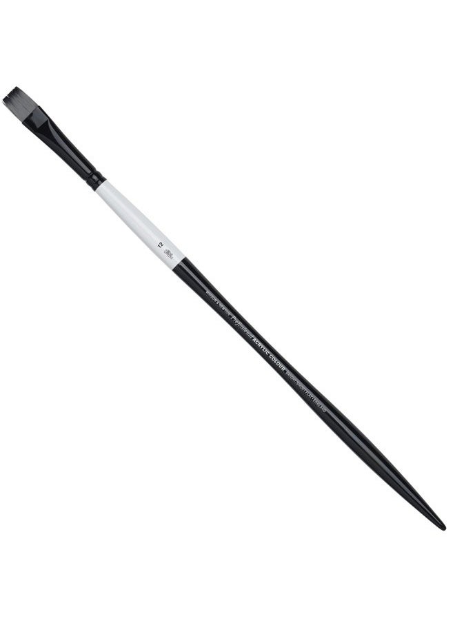 WINSOR & NEWTON Artists' Acrylic Brush, Size 12, Bright  - Image 1