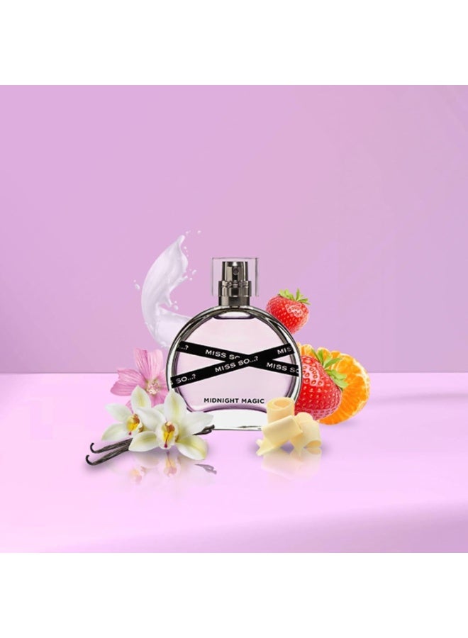 So..? SO…? Midnight Magic  EDP 100ml  - Vegan Cruelty-Free Vanilla Perfume for Women - Womens Perfume with Long Lasting Scent - Image 3