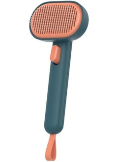 Meetion Cat Brush for Shedding and Grooming, Self Cleaning Slicker Brush for Short or Long Haired Cats, Pet Dog Hair Brush for Puppy Kitten Massage Removes Loose Undercoat, Mats, Tangled Hair, Shed Fur  - Image 1
