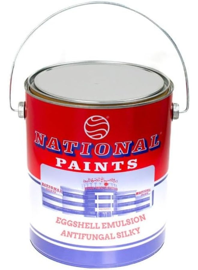 NATIONAL PAINTS Eggshell Emulsion Antifungal Silky 3.6 Liter Cream 806