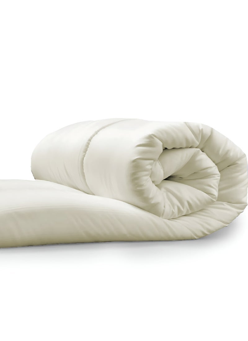 Blueberry Ivory Colour Premium Down Alternative Duvet Insert King Size Cotton 240 X 260Cm - Image 1