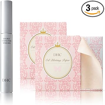 DHC Mascara Perfect Pro Double Protection 5g and Blotting Paper x 2 100 sheets x 2 - Image 1