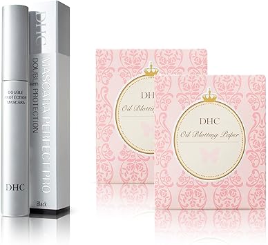 DHC Mascara Perfect Pro Double Protection 5g and Blotting Paper x 2 100 sheets x 2 - Image 2