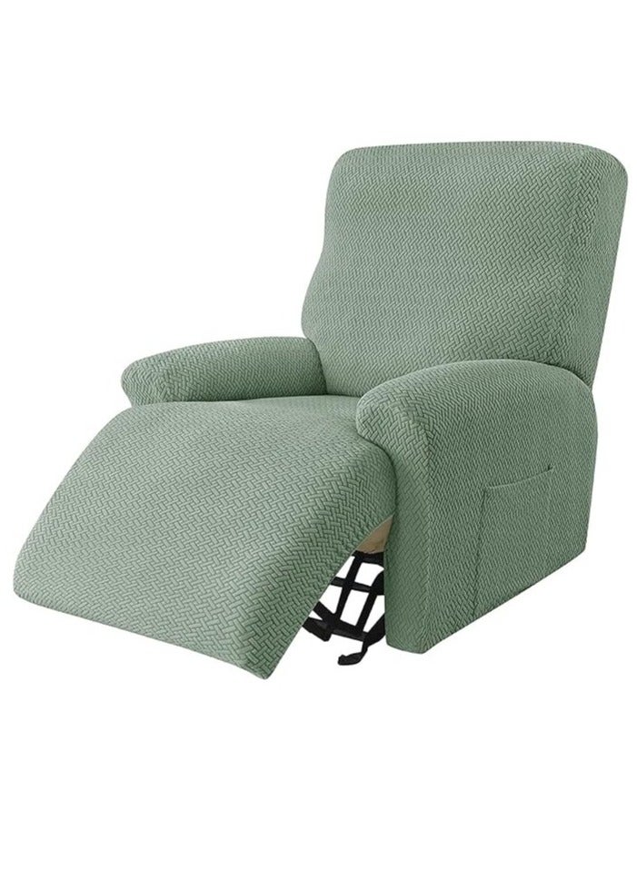 عام 4-قطعة كرسي تمتد أريكة الشريحة كرسي غطاء 1-مقاعد أريكة الغطاء الواقي الأثاث لينة الغطاء الواقي مع مرونة غطاء كرسي نمط الجاكار - Image 1