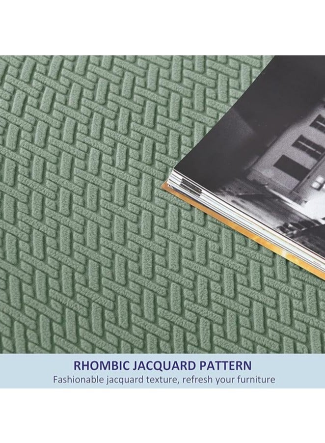 عام 4-قطعة كرسي تمتد أريكة الشريحة كرسي غطاء 1-مقاعد أريكة الغطاء الواقي الأثاث لينة الغطاء الواقي مع مرونة غطاء كرسي نمط الجاكار - Image 2