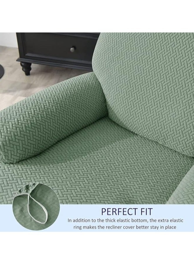 عام 4-قطعة كرسي تمتد أريكة الشريحة كرسي غطاء 1-مقاعد أريكة الغطاء الواقي الأثاث لينة الغطاء الواقي مع مرونة غطاء كرسي نمط الجاكار - Image 3