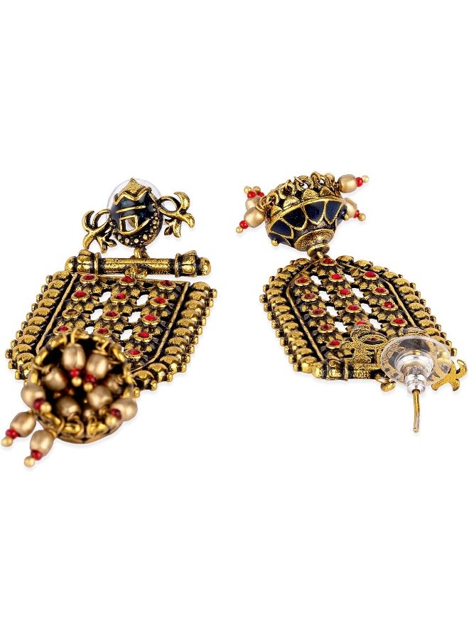 Arabian Nights Antique Traditional Golden Brass Earrings - pzsku/Z217EEE08A57C16516293Z/45/_/1730198353/1ba3b30d-137e-44d5-a9b0-f35be6e7a5ed