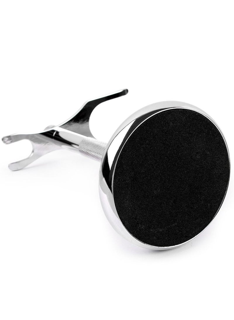 SYOSI Deluxe Chrome Safety Razor and Brush Stand Holder Fit All Your Shaving Accessories - Image 4