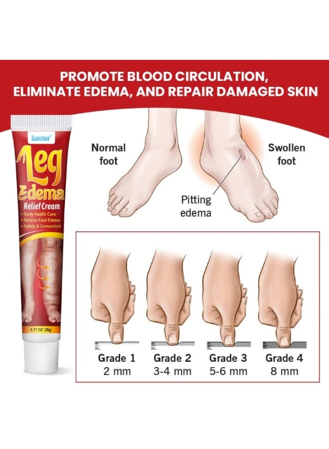 سوميفون كريم تخفيف وذمة الساق وتورم القدمين من سوميفون ، 20 غرام. - Image 4