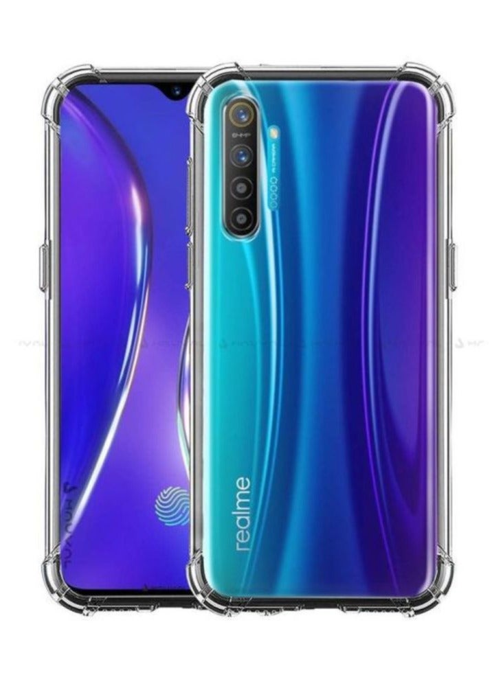 جراب شفاف ضد الصدمات متوافق مع هاتف اوبو ريلمي اكس تي