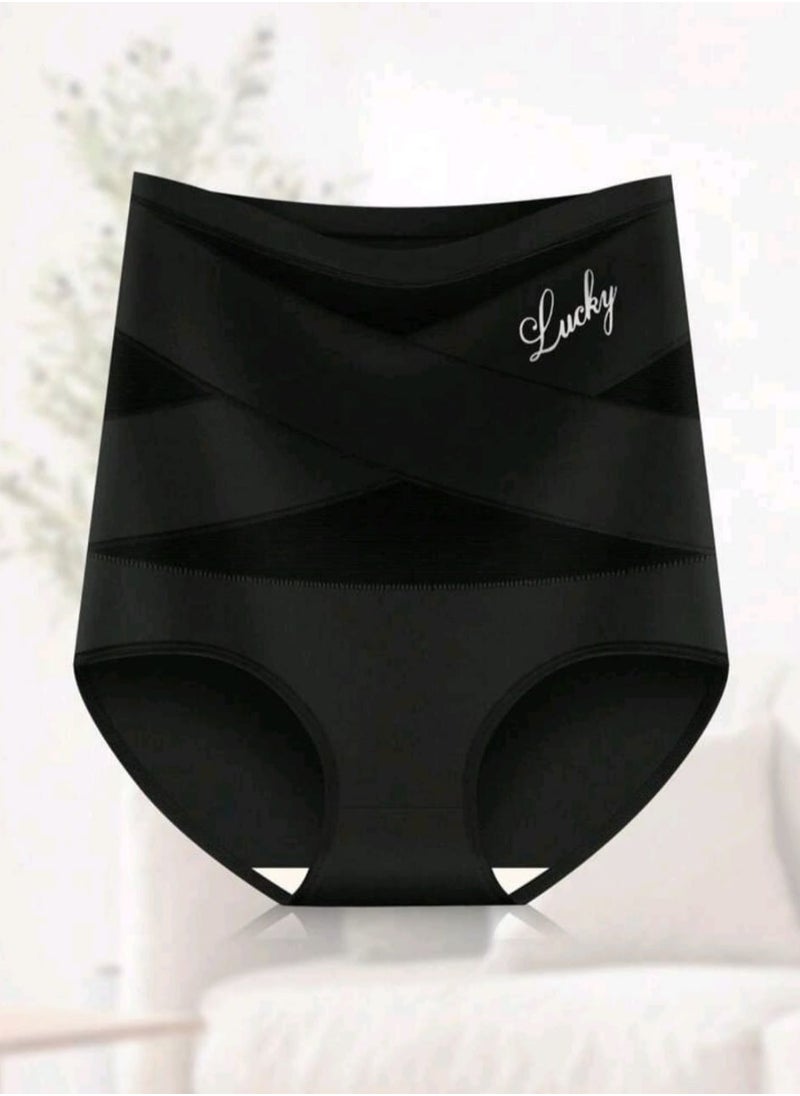 Shein SHEIN Women's High Waist Triangle PantiesCrisscross Design  - Image 4