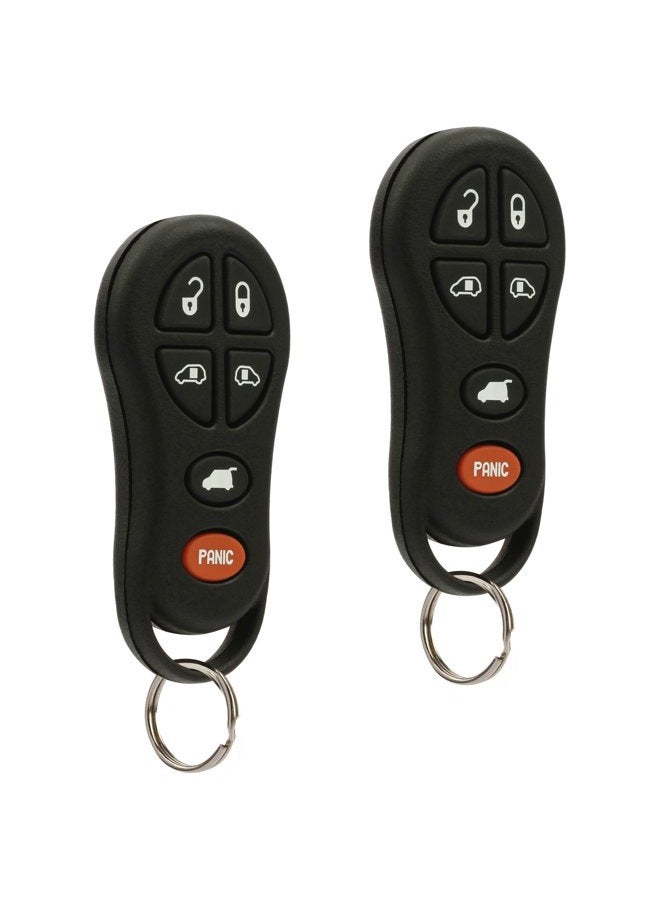 USARemote Car Key Fob Keyless Entry Remote fits 2001 2002 2003 Chrysler Town & Country Voyager/Dodge Caravan & Grand Caravan (04686797), Set of 2 - Image 1
