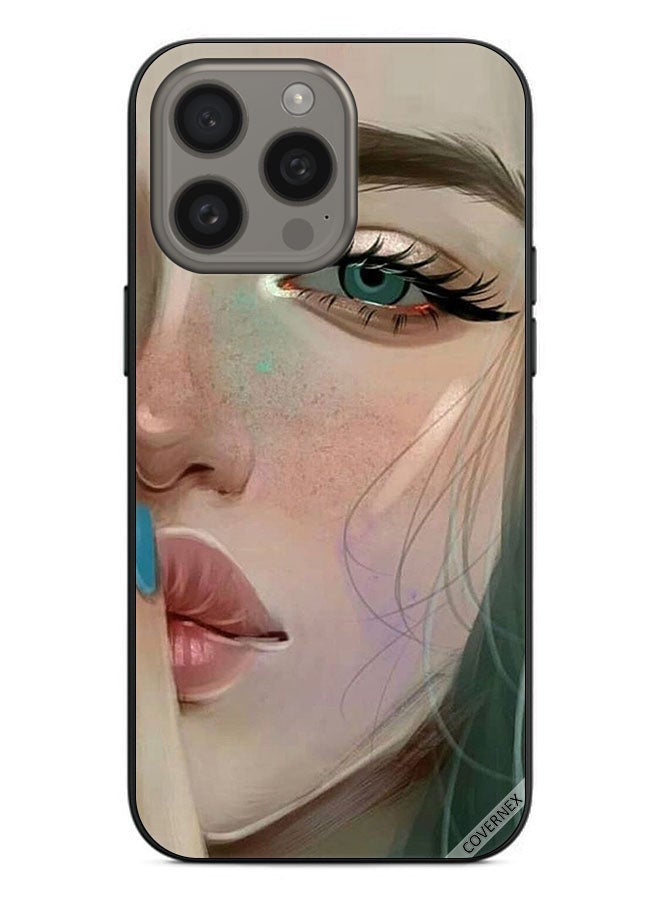 Covernex Protective Case Cover For Apple iPhone 15 Pro Max Shhh She Is Sad - Image 1