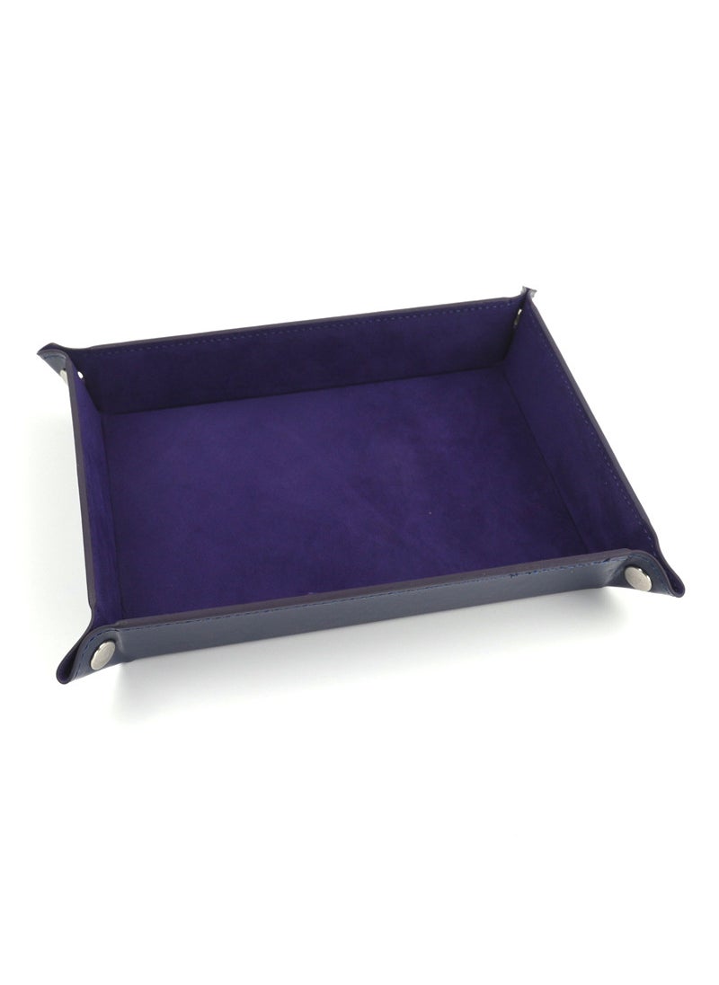 Generic - A generation of spot wholesale flannel dice plate Four Corners folding game dice plate storage tray - Image 1