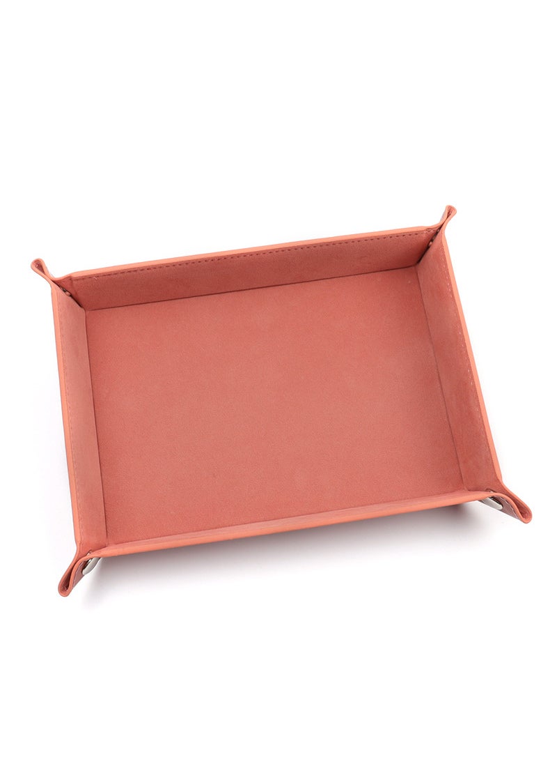 Generic - A generation of spot wholesale flannel dice plate Four Corners folding game dice plate storage tray - Image 1