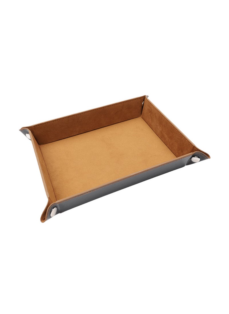 Generic - A generation of spot wholesale flannel dice plate Four Corners folding game dice plate storage tray - Image 1