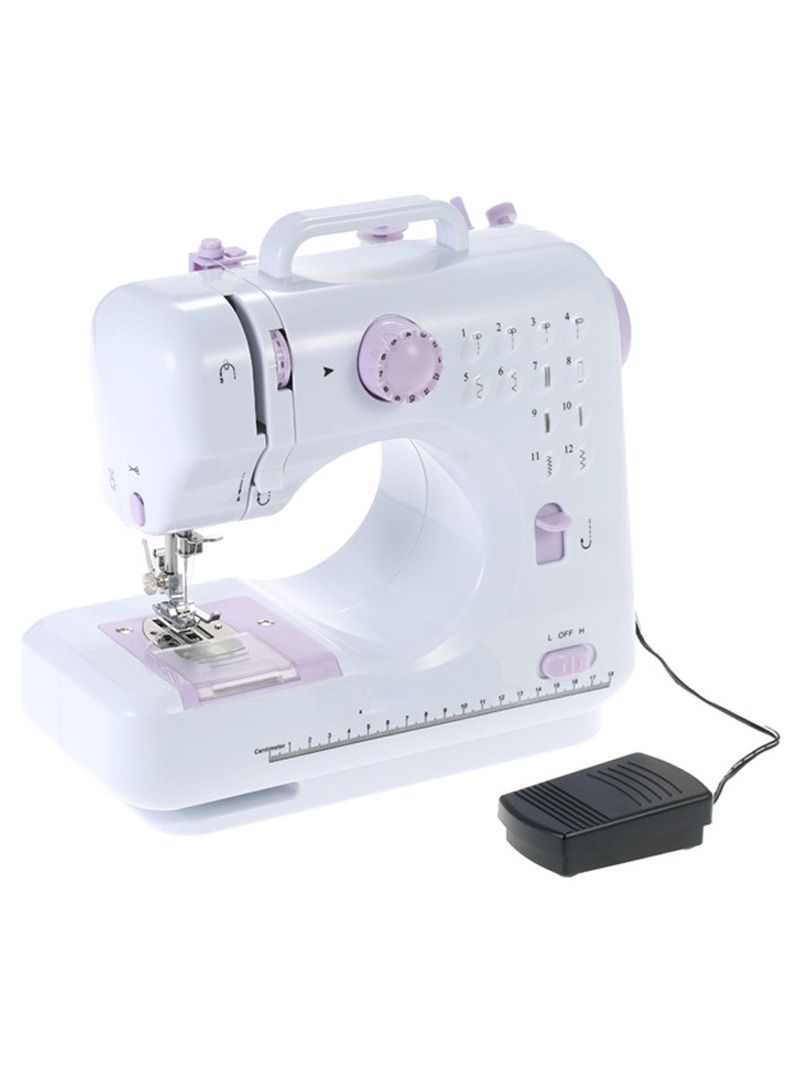 DubaiGallery Portable Sewing Machine Mini Electric Household Crafting Mending Overlock 12 Stitches - Image 2