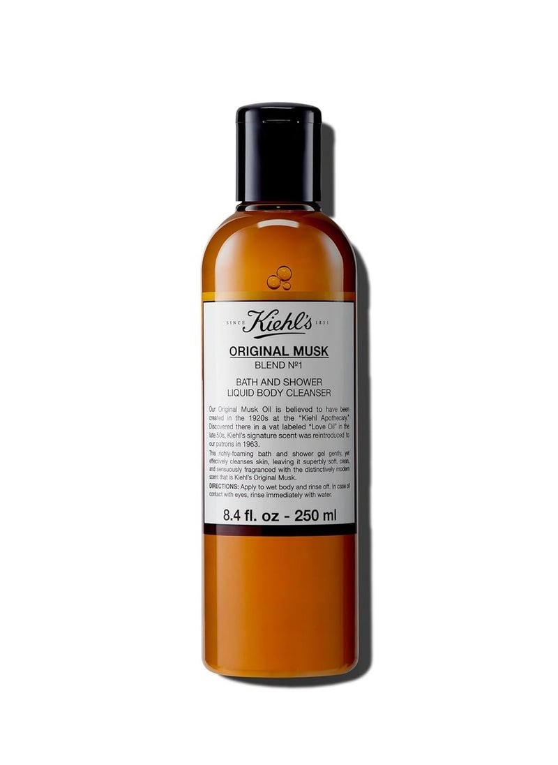 Kiehl's Original Musk Bath & Shower Liquid Body Cleanser, Foaming Body Wash, Leaves Skin Soft & Sensuously Fragranced, with Aloe Vera & Glycerin, Unisex Scent - 8.4 fl oz - pzsku/Z217F3EFF57F46B66FDA5Z/45/_/1740364181/a08a5567-e6f8-46a5-a4c5-ee0bfcaa998b