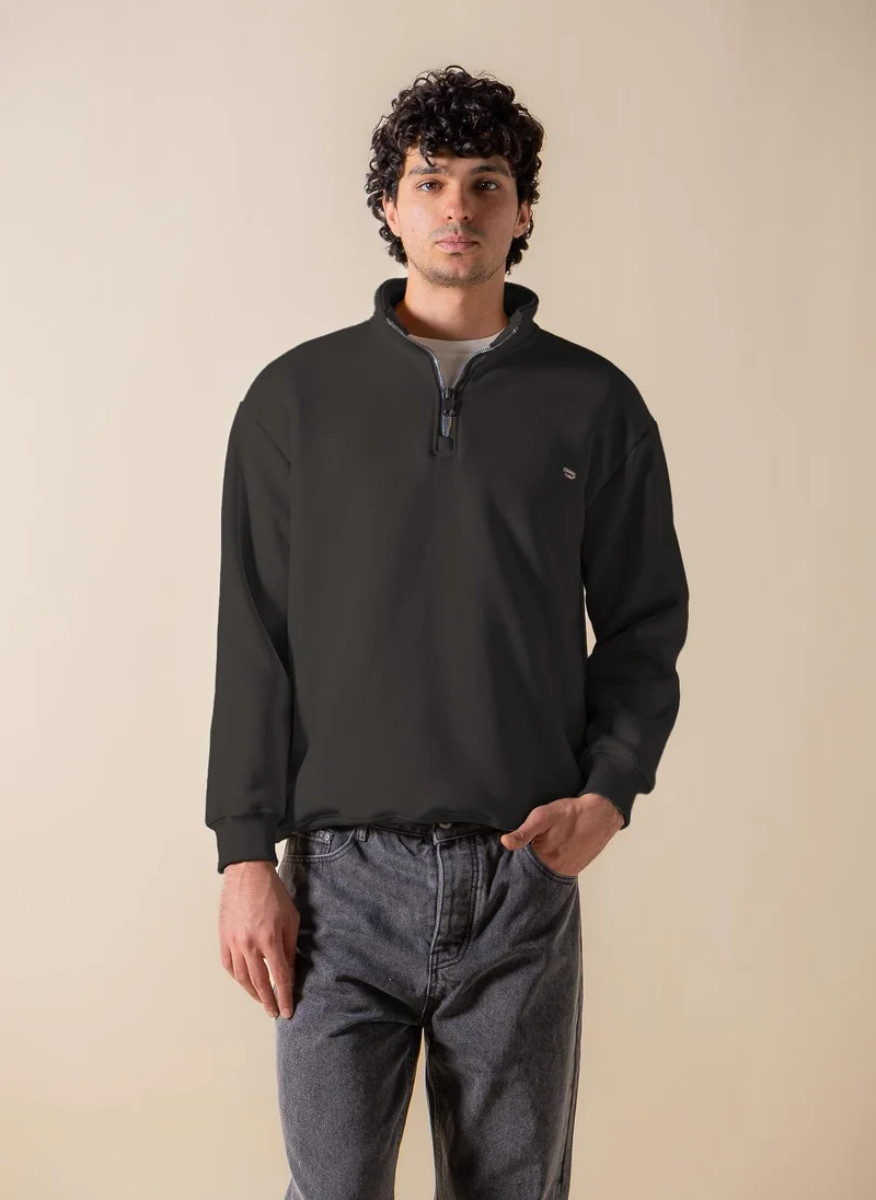 COMFORT QUARTER-ZIP SWEATSHIRT