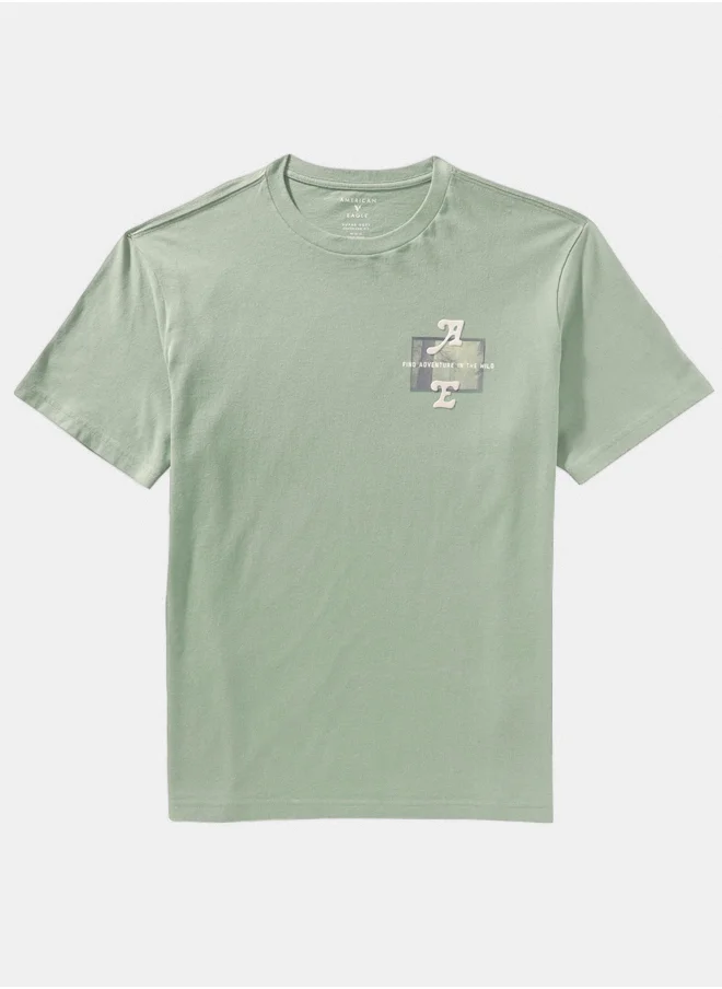 امريكان ايجل AE Logo Graphic T-Shirt