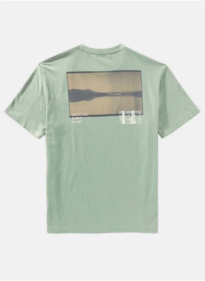 امريكان ايجل AE Logo Graphic T-Shirt