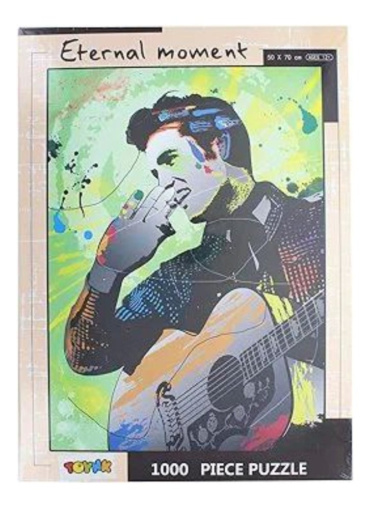 Sega Elvis Presley Puzzle - 1000 Pieces: Dive into the Iconic World of The King with a Perfectly Designed Challenge Game for Kids!  - Image 1