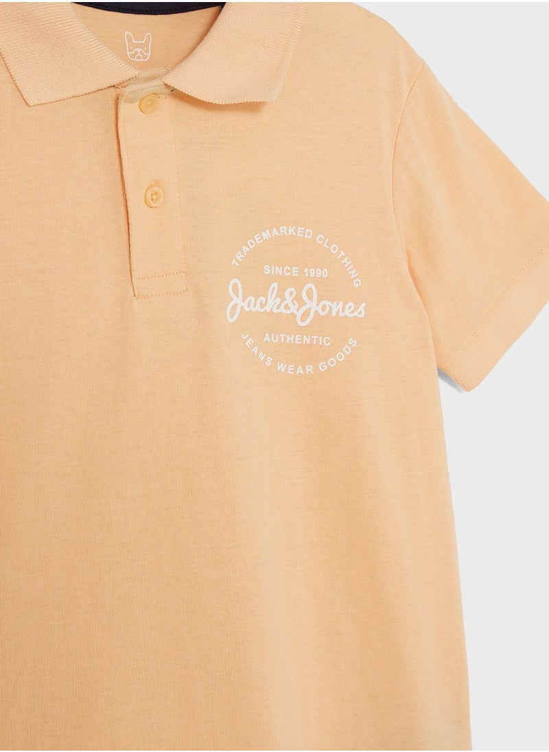 Jack & Jones Junior - Youth Logo Polo - Image 1
