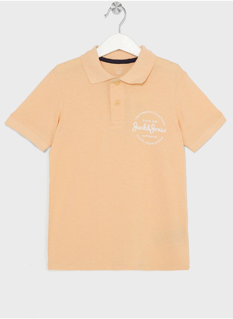 Jack & Jones Junior - Youth Logo Polo - Image 1