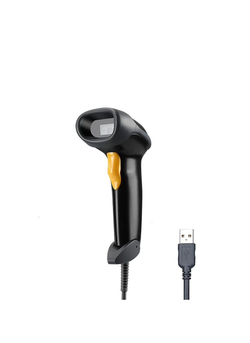 EPOS - EPOS Portable USB Port Laser Barcode Bar Code Scanner Reader for Warehouse POS - Image 1