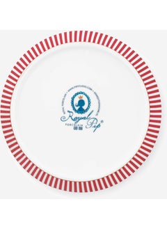 Pip Studio Royal Stripes Pink Porcelain Deep Plate 21.5 Cm  - Image 3
