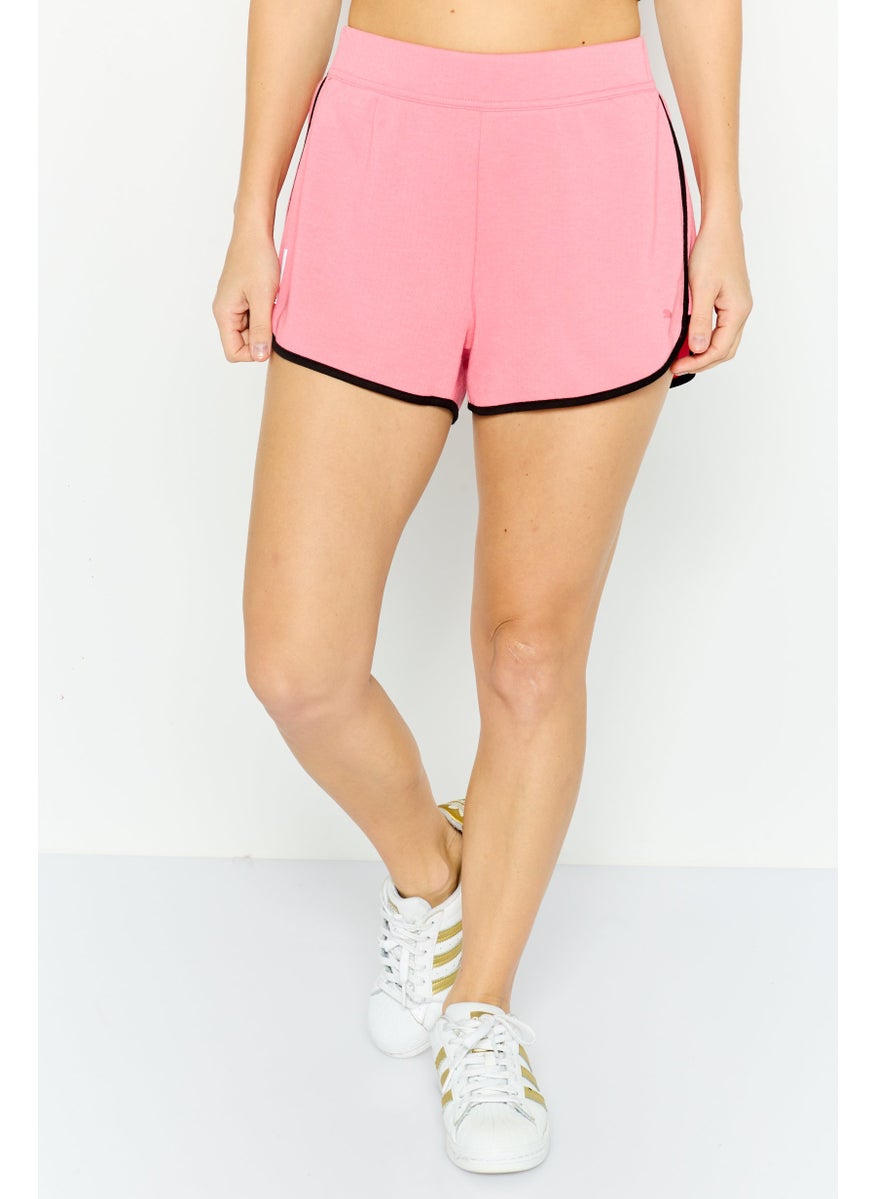 PUMA Women Sportswear Fit Brand Logo Training Short, Pink  - Image 1