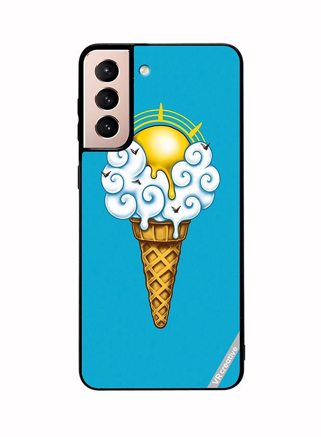 VR CREATIVE Protective Case Cover For Samsung Galaxy S21 5G Icecream Design Multicolour - Image 1