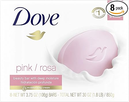 Dove Beauty Bar Pink 4 oz 8 Bar by Dove - Image 1
