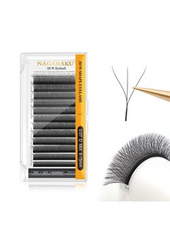 W Eyelash Extension 3D Volume Premade Fan 0.07mm D curl 8-15mm mix Faux Mink Matte Black Cluster Easy Fanning yy Eye Lashes