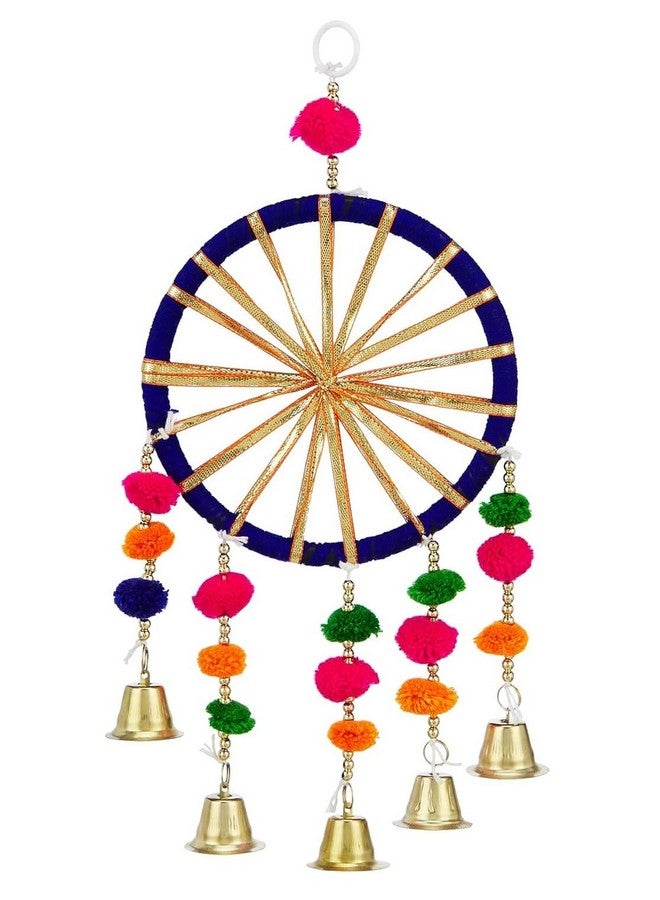 VNQ Premium Bless Wall Decor Ring Bells jhumki Style Hanging for Home Decor,Diwali Decor,Wedding Decor,Tample Pooja Room Decor All Festival Decor Pack of (2) - Image 1