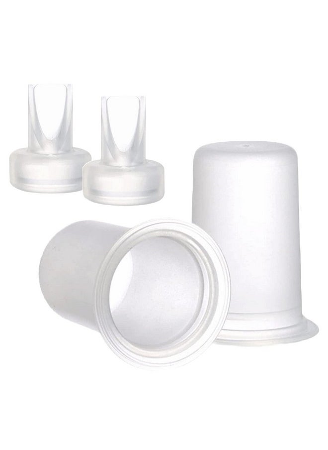 Ameda Universal Spare Parts Kit Breast Pump Accessories Silicone Breast Pump Parts 2 Diaphragms & 2 Valves Use With Mya Joy Mya Joy Plus Platinum Pearl Elite Finesse & Purely Yours (4 Piece)  - Image 1