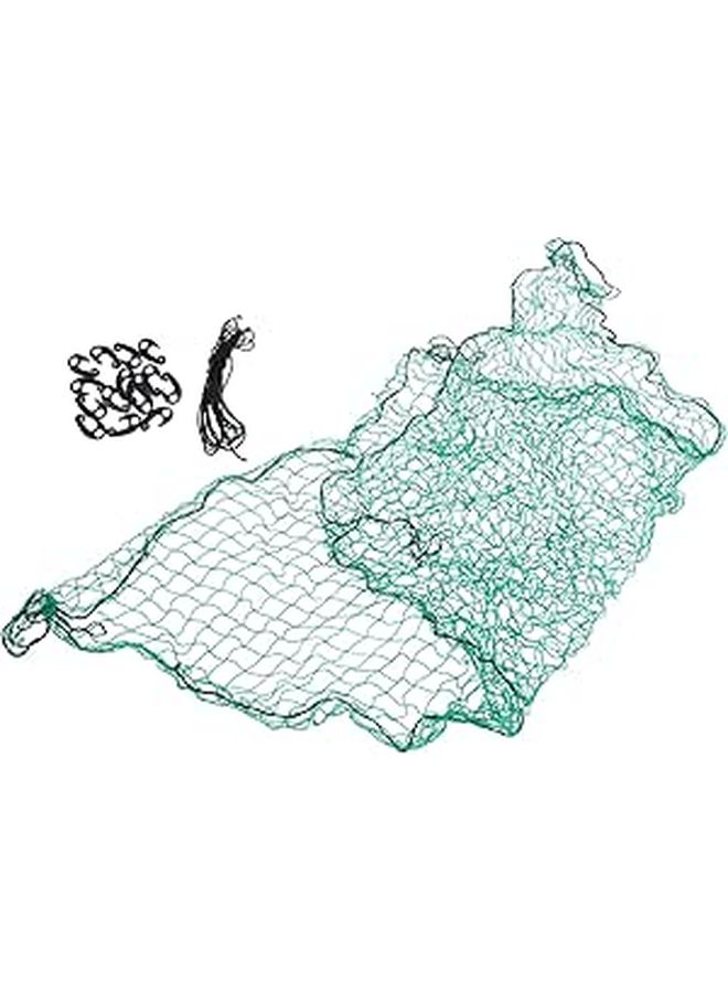 Nylon Truck Bed Mesh Cargo Net Elastic Cords Hooks Heavy Duty Tear Resistant for Pickup Trailer SUV - Image 1