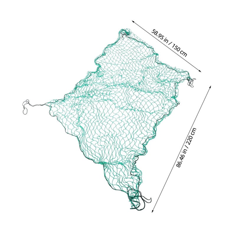 Nylon Truck Bed Mesh Cargo Net Elastic Cords Hooks Heavy Duty Tear Resistant for Pickup Trailer SUV - Image 3