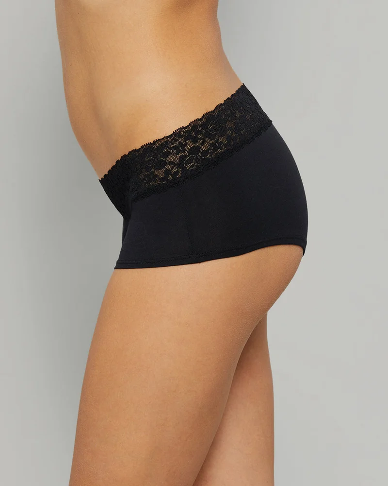 La Senza La Senza Boyshort New Fit Trendy Black Panties