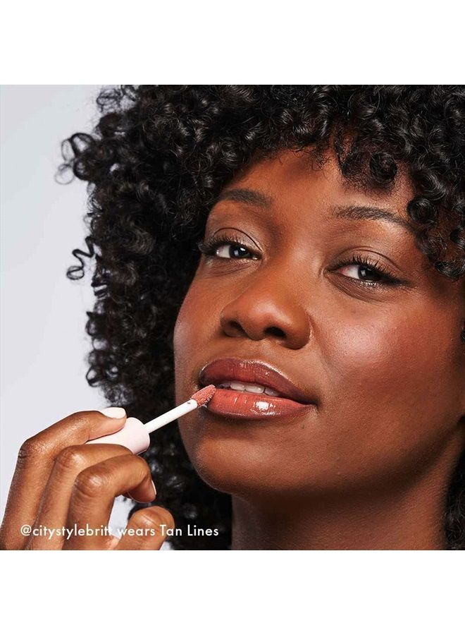 Wander Beauty Lip Retreat Oil - Tan Lines (Mauvey Nude) - 4 in 1 Tinted Lip Oil + Moisturizing Lip Gloss With Avocado, Vitamin E & Rosehip - Luxurious Lip Care for Dry Lips That Softens & Hydrates - Image 2