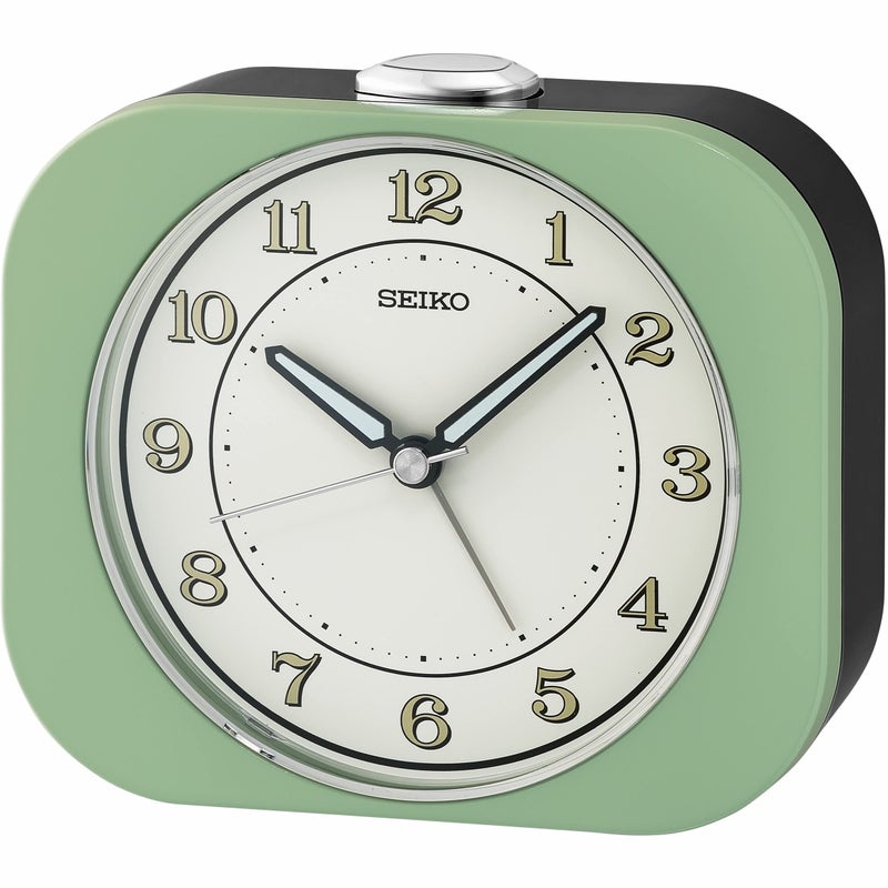 SEIKO Kyoda Bedroom Alarm Clock Metallic Green - Image 2
